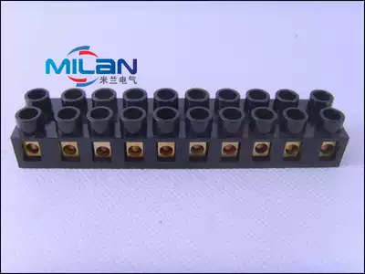 High quality X5-1010 10 position 10A plastic terminal Black terminal block wire terminal block copper