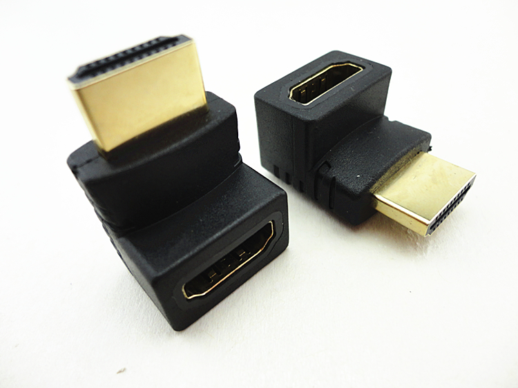 HDMI elbow 270 degree adapter for direct public to mother up 3D TV HD adapter