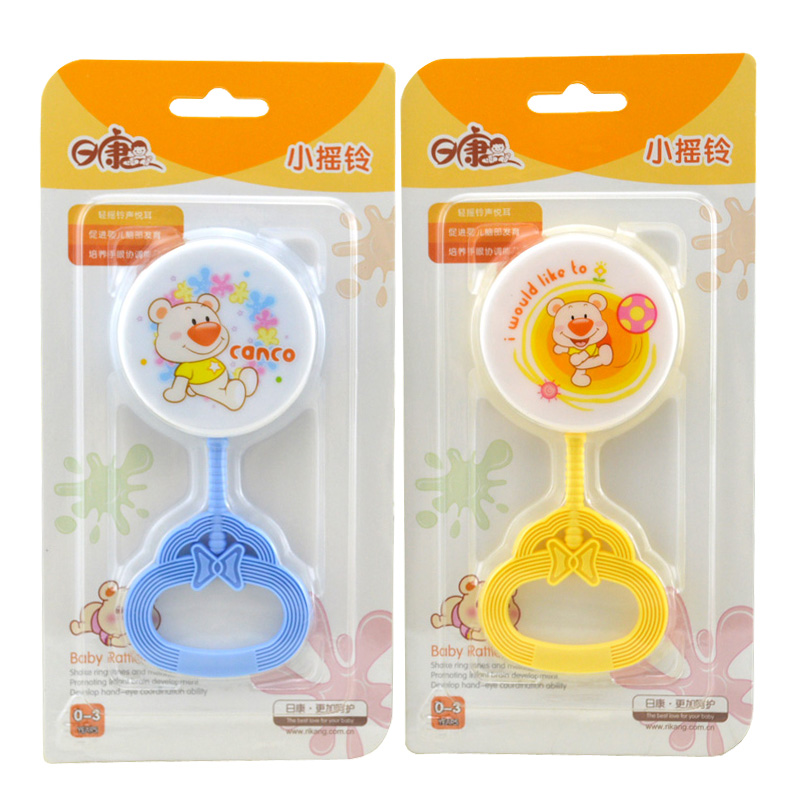 日康摇铃 宝宝玩具1-3岁 婴儿益智早教玩具手摇铃 宝宝玩具RK3648