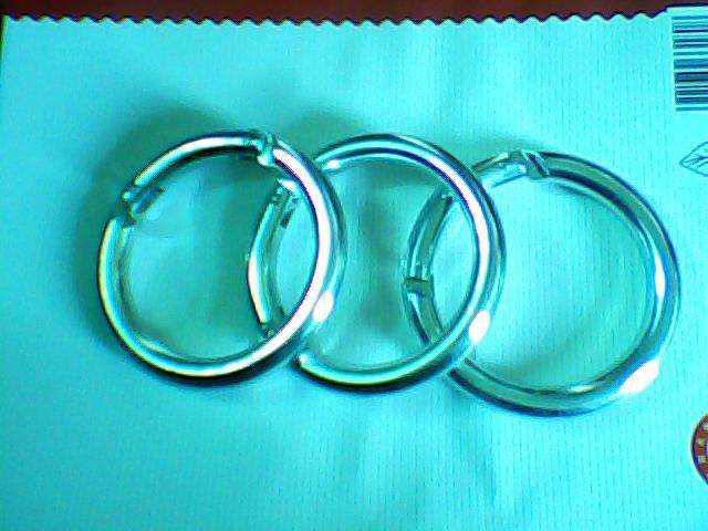 Round quick-hanging aluminum alloy mountaineering buckle 8MM round quick-hanging buckle keychain hook