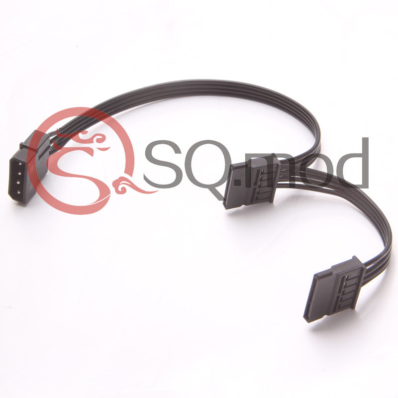 Direct selling large 4pin IDE to SATA one point two 18AWG power supply sata extension connection adapter cable spot