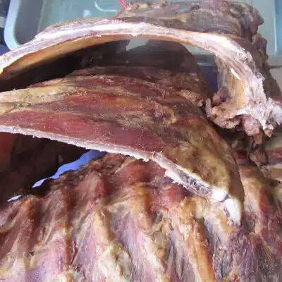 Hunan pork ribs smoked a catty of smoked pork ribs non-Lijiang Sichuan pork ribs 500g