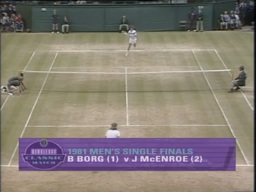 Wimbledon Classic tennis 1981 Wimbledon final Borg McEnroe video-Taobao