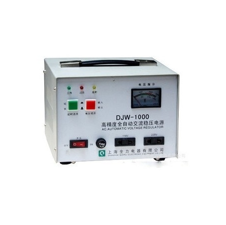 Shanghai Full Power Regulator DJW-1KVA Single Phase High Precision Automatic AC Regulator DJW-1000VA