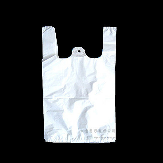 White transparent plastic bag 20-36cm wide fast food box packing bag Food Bag tote vest bag