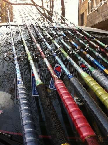 Dalian Hongxing Workshop New Handick Pole Discharge Pole Deep Sea Fishing Rod Rod 98 m