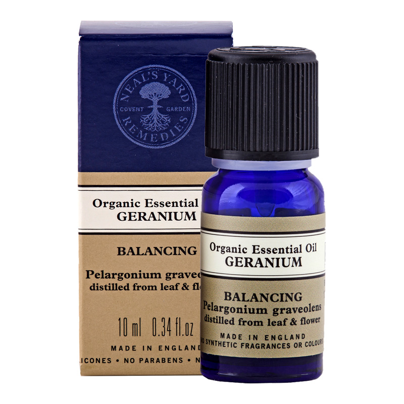 英国NYR 天竺葵精油10ml 单方纯精油 控油治湿疹 植物香薰
