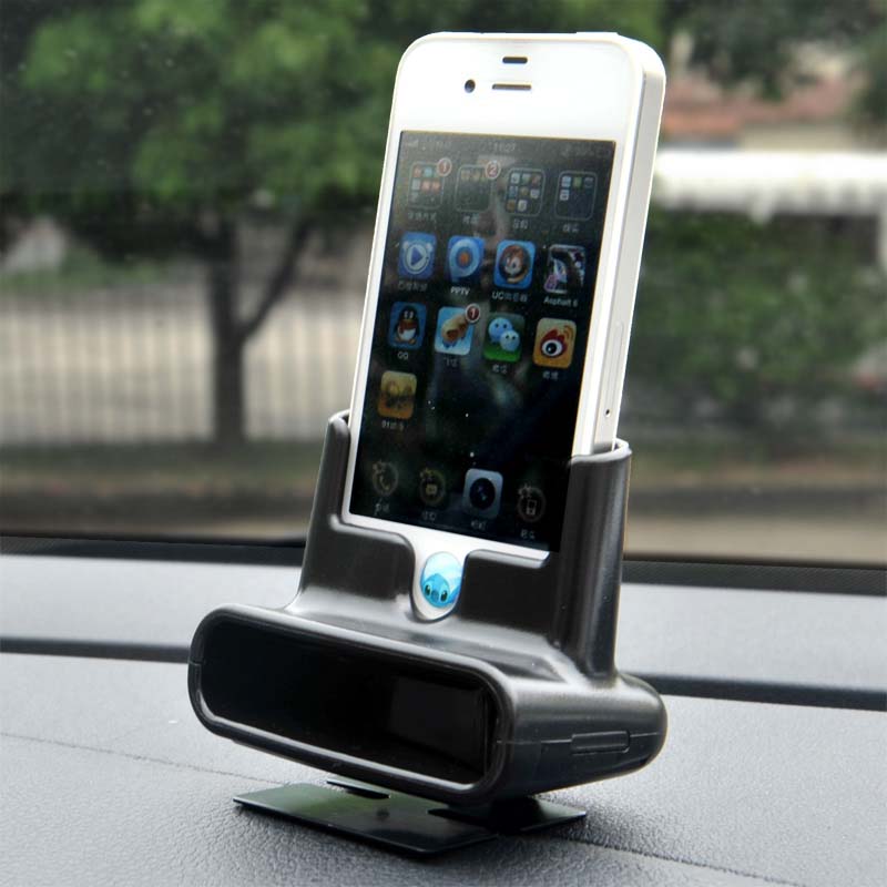 NAPOLEX 苹果IPHONE4S/5专用车载手机座 汽车用手机支架子