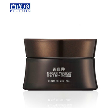 包邮正品百雀羚男士平衡水润保湿霜50g平衡油脂保湿控油草本面霜