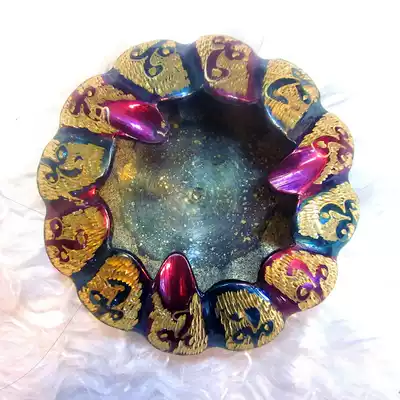 Pakistan bronze traditional handicrafts creative style bronze sculpture ashtray factory direct BT119