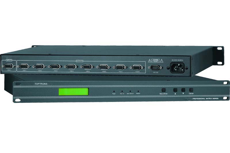 PC switcher 32 in 1 out VGA switcher can serial port control remote control computer switcher special price