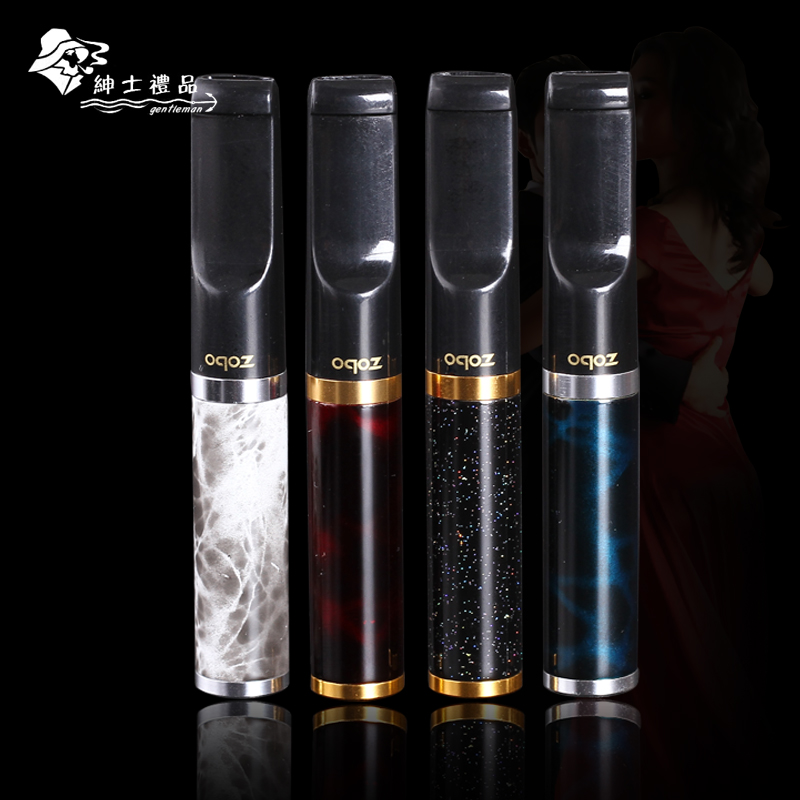 Positive Plate Double Filter Cigarette Holder Filter Male Washable Cycle Filter Cigarette Holder Smoking Box Cigarettes Gift