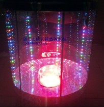 LED strobe water drum colorful sound control water drum with transparent water drum burst video glow stick