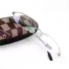 WANBAOJIE WANBAO JIE 8832 WOMEN's HALF FRAME ULTRA-LIGHT PURE TITANIUM FRAME TEMPERAMENT SILVER SMALL FACE