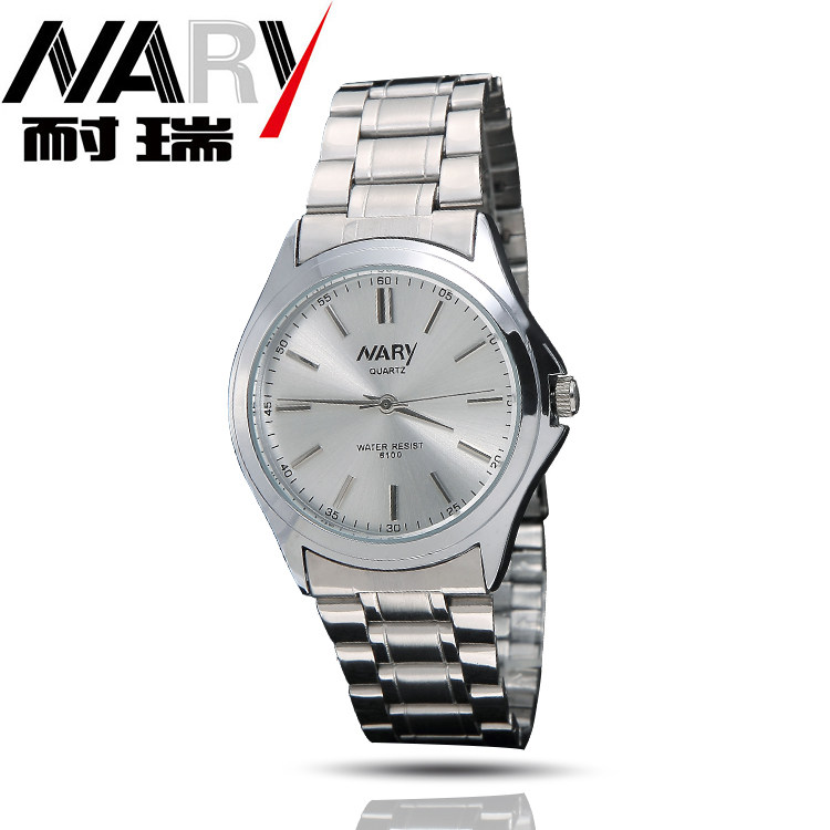 New Men Watch Men Watch Non-mechanical Business Korea Fashion Wave Watch Student Belt Couple Watch Woman