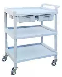 201D medical vehicle Workbench treatment car disposal ABS instrument cart ABS trolley dental gynecological examination Laboratory