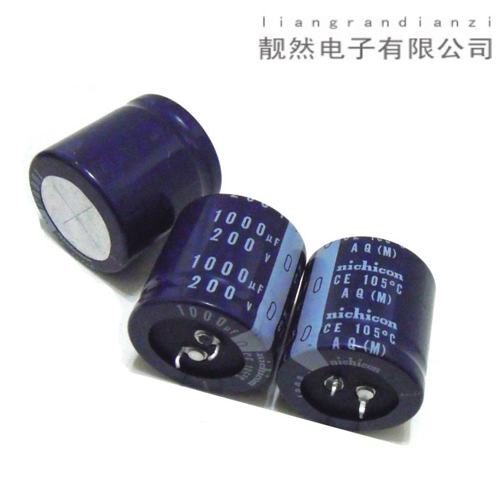 nichicon AQ Japanese original authentic 1000uF 200v 35x35 medium voltage electrolytic capacitor