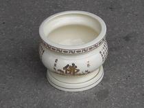 Porcelain incense burner (milky white)