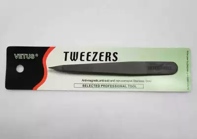 VETUS vitpers 703 pointed anti-static tweezers plastic conductive fiber tweezers