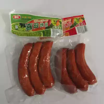 6 Yantai specialty Xiwang grilled sausage spicy garlic spiced 160g Sausage Ham sausage
