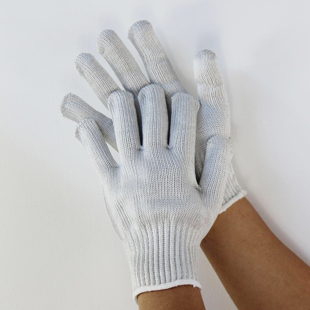 Cut-resistant glove 5-level steel wire gloves Import die-proof pack anti-cutting gloves Law enforcement Gfighting anti-cutting edge