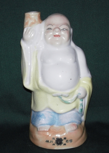 Ceramic bottle collection of 7500 West slip Happy Buddha delicate bottle