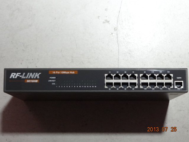 RF-Link Friends 9016HB Double Speed Independent 16 mouth hub 10M 100M Double use catch HUB