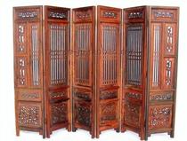 Red Wood Handicraft * Ming Qing furniture model Decorative Pendulum * Microshrink furniture * Red acid branches hollowed-out sculptable screen