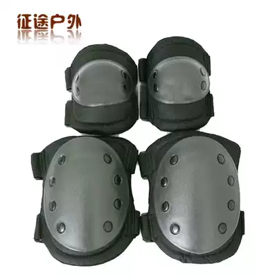 Black Hawk protective gear Knee pads and elbow pads 4-piece enhanced tactical protective patrol equipment CS field defense equipment