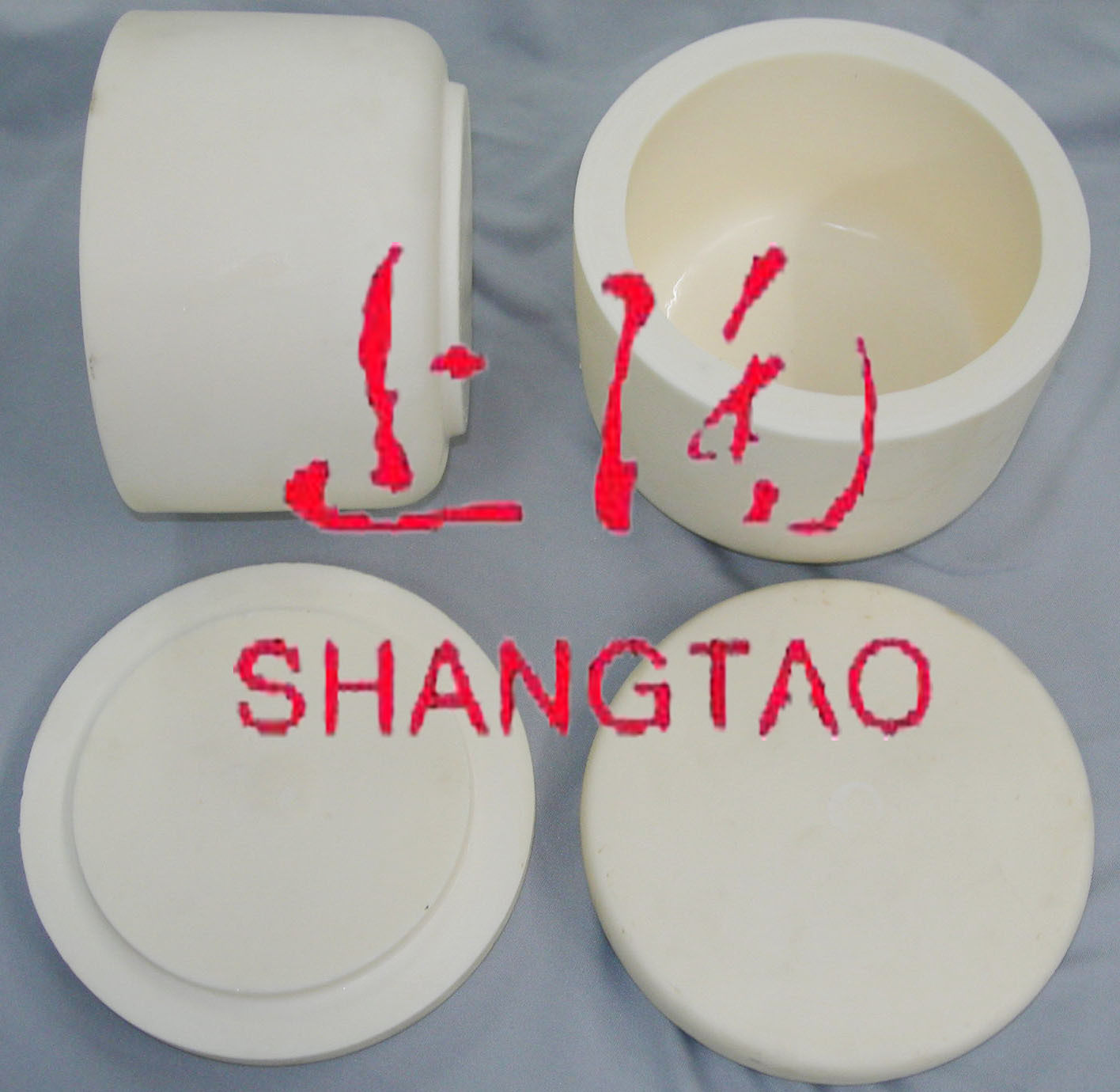 氧化铝陶球磨罐，刚玉球磨罐，陶瓷罐1L