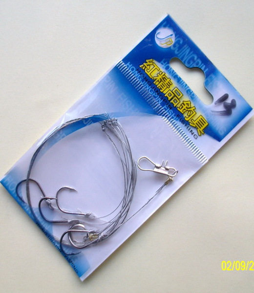 (Liang's fish furniture) steel wire string hook (No. 13) fish hook 
