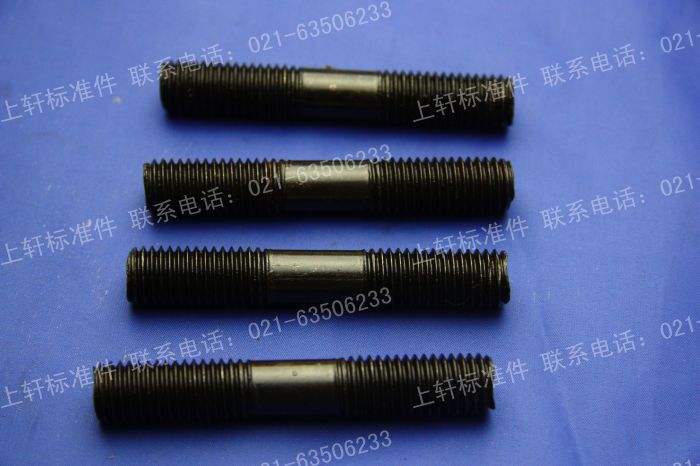 GB901 Equal length B type double-headed bolt Double-headed screw surface black m36*120-150-200--220