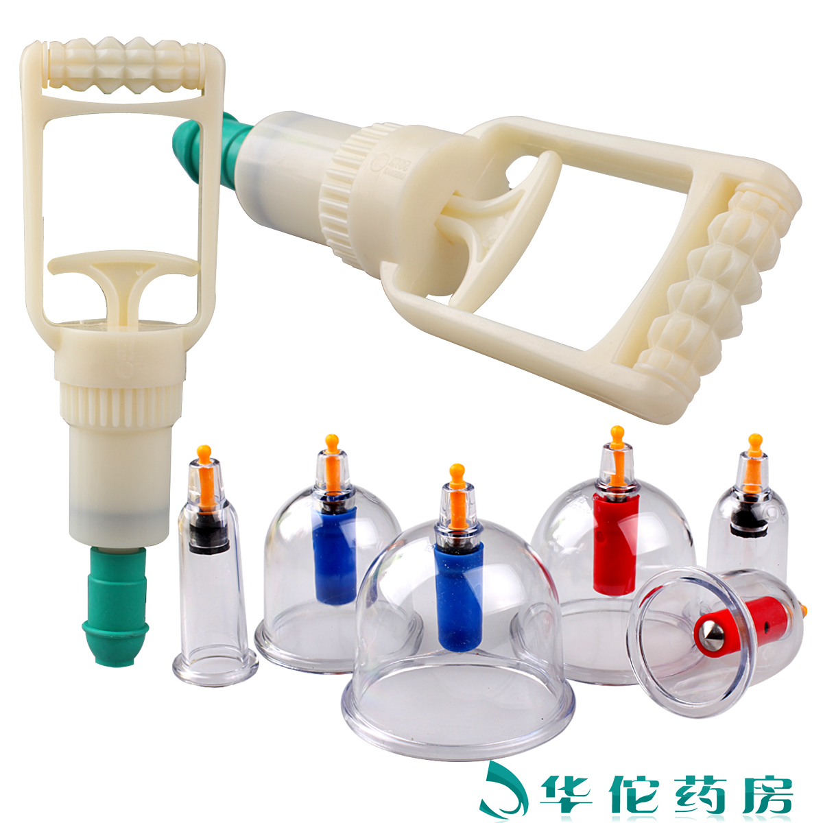 康祝拔罐器 真空拔罐 拔罐气拔火罐B1*6 家用中医活血祛湿 抽气式