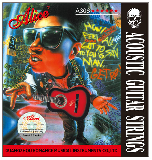 Physical piano company standard folk electricity classical guitar string three sets buy five get one Alice string