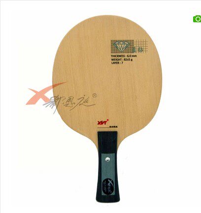 Xi Enting Blue Diamond Cypress Inlaid Drill Handle Upmarket Table Tennis Bottom Plate