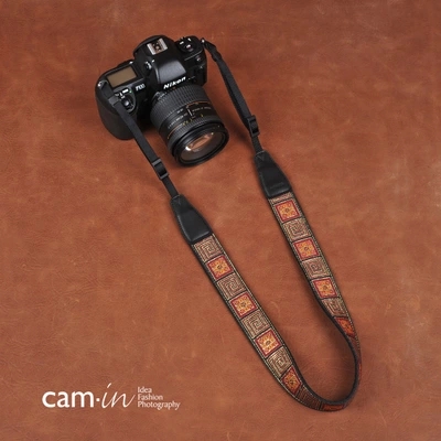 cam-in embroidered series national wind single eye digital camera holding baby bag micro single eye camera photo shoulder strap CAM8480