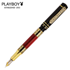 Ручка перьевая 花花公子赛亚钢笔 花梨木墨水笔 男士领导 商务墨水笔