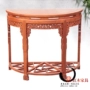 Xiangyun Half Moon Terrace 100% Gỗ hồng mộc Châu Phi Bàn hình bán nguyệt Bảng điều khiển bàn Bàn gỗ Mahogany - Bàn / Bàn ban ghe cafe