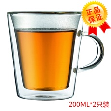 Термокружка 丹麦原装正品波顿双层耐热玻璃杯隔热杯水杯咖啡杯茶杯办公室家用 Bodum BD/325