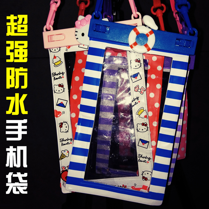 New cartoon high-quality powerful waterproof touch phone waterproof bag Apple 7plus 6plus 4528