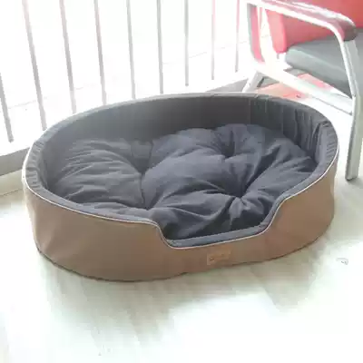 Large dog kennel with straw mat Oxford cloth can be removed and washed four seasons Universal Pet Den cat dog house dog bed Satsuma