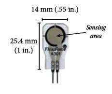Original loaded import FlexiforceA301 Tekscan film pressure force sensitive detector A301