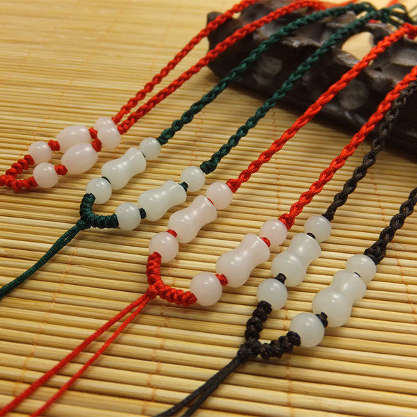 Necklace Fashion Pendant Jade Pepe Necklace Gold Pendant Pendant Pendant Rope Braiding (Intermediate for changing pieces