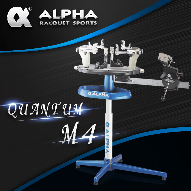 Alpha ALPHA M4 Taiwan Produced Tennis Badminton Racket Dual Purpose Manual Wire Drawing Machine Manual Threading Machine