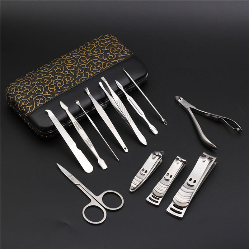 12件套指甲刀套装修指甲手指甲脚趾甲剪指甲指甲钳鹰嘴钳甲沟炎