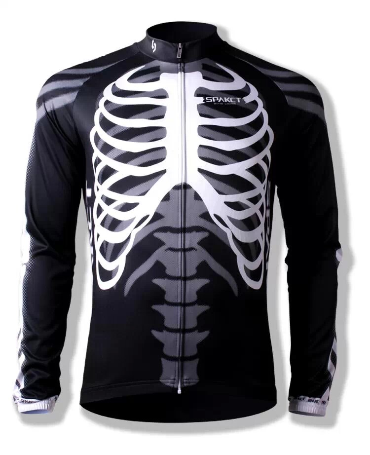 Spakct skeletal keel long-sleeved cycling jersey top cycling equipment TLC fabric