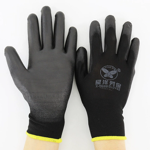 Антистатические полиуретановые перчатки, тонкий нейлоновый нескользящий износостойкий комплект