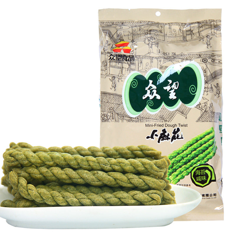 【天猫超市】众望海苔咸味小麻花250g/袋麻花 咸味 糕点 零食