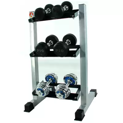 Special fixed dumbbell rack household dumbbell rack can be disassembled and stacked Kanghua pure steel export dumbbell bracket