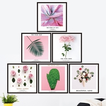 Wall stickers girl heart pink ins decorative paintings self-adhesive wall paper stickers paper stickers living room bedroom bedside warm wall stickers